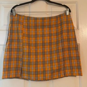 Plaid Mini Skirt